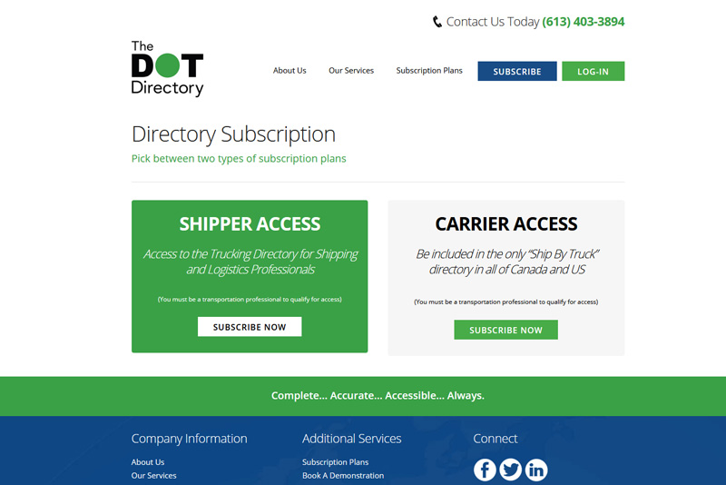 The DOT Directory